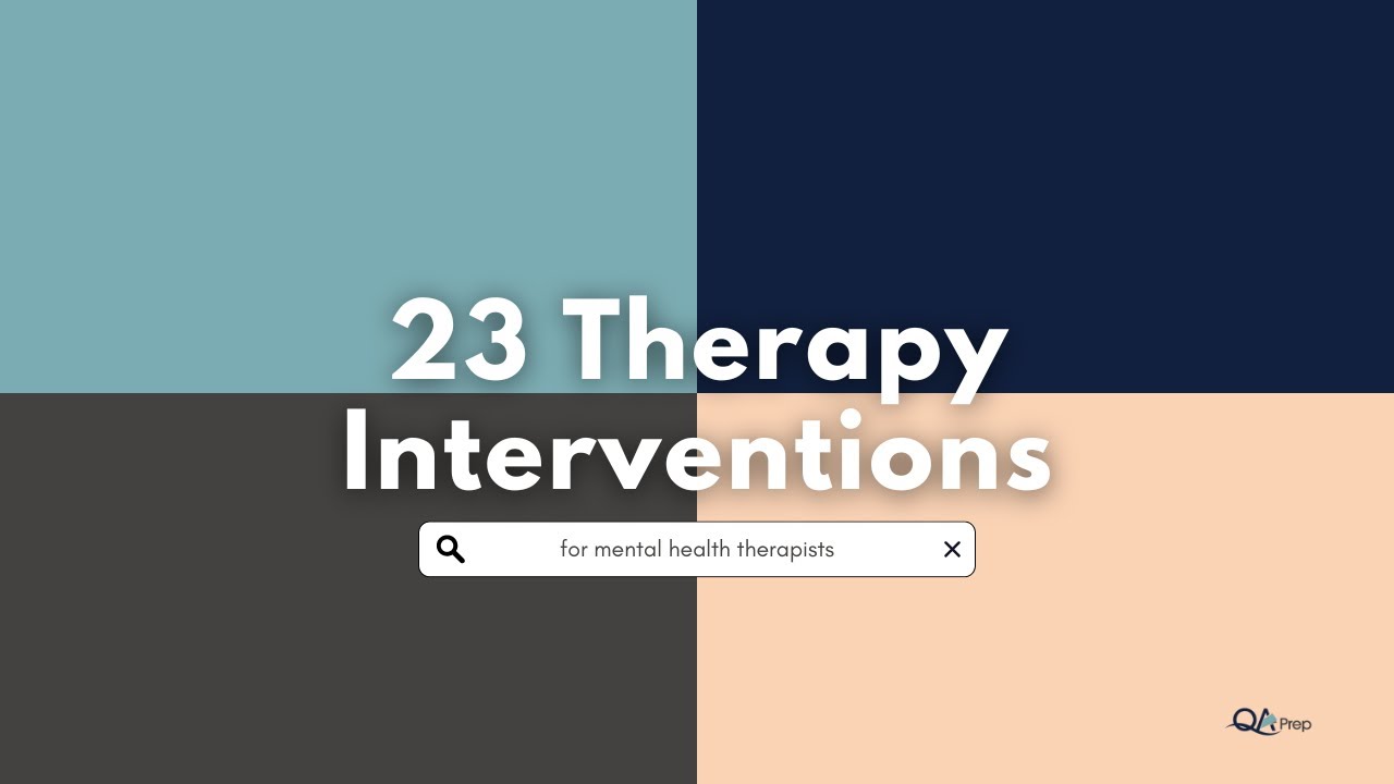 Therapeutic Interventions List for 2023