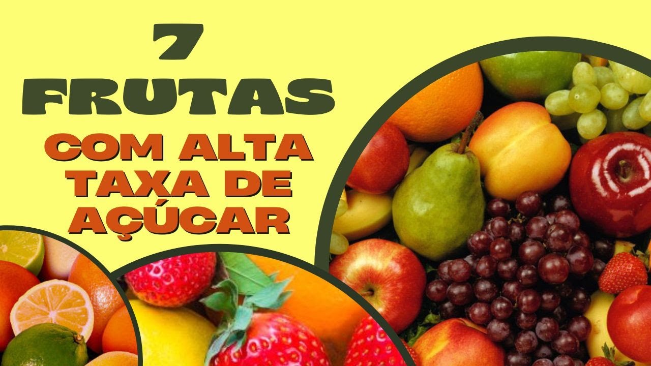 Conheça as 7 Frutas que Contém Mais Açúcar 🍎🍌🍇🍊🍓🍍🍒