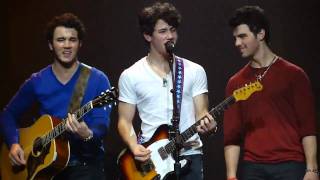 The Jonas Brothers Performing Who I Am Live 2010