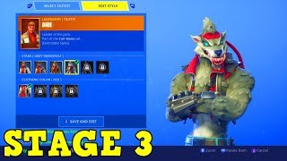 SEASON 6 "DIRE" GREY WEREWOLF UPGRADE! | LEVEL YOU UNLOCK IT! | Fortnite Battle Royale!