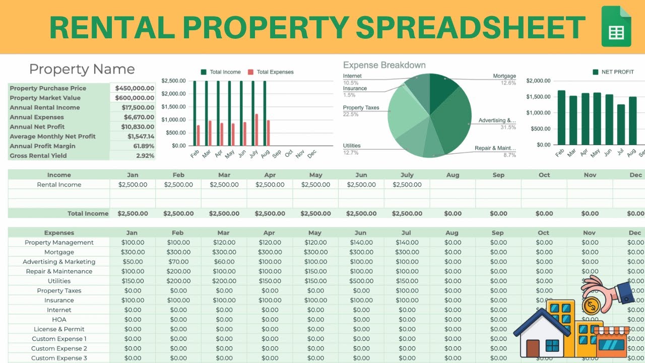 The Best Rental Property Spreadsheet for Beginners