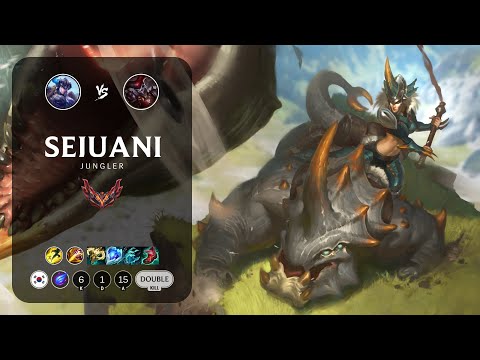 Sejuani Jungle vs Shaco - KR Grandmaster Patch 12.22