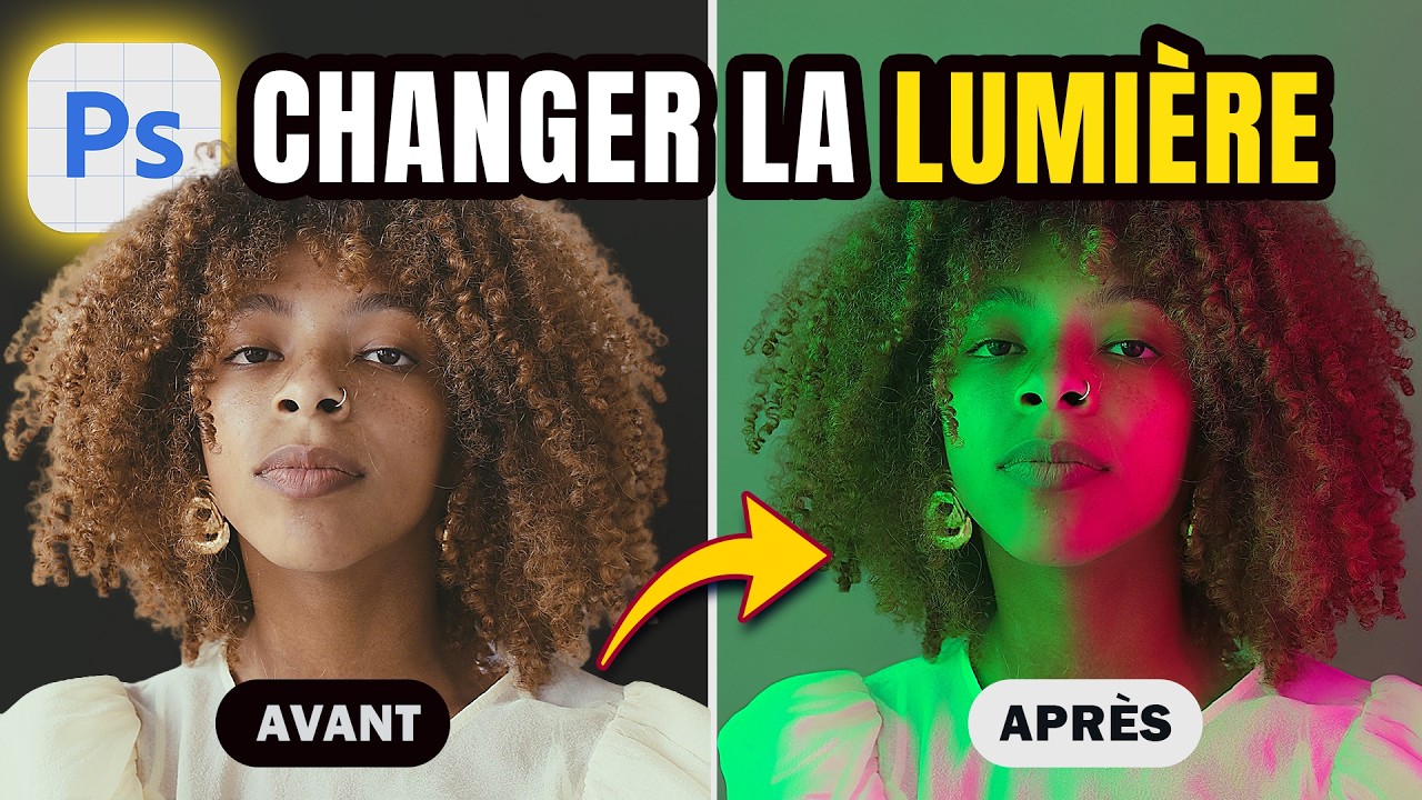 Changer la lumière dans Photoshop : le nouveau calque d’éclairage !