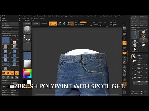 projection painting zbrush