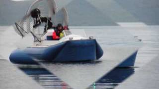 preview picture of video 'Hovercraft spotted on Loch Fyne'
