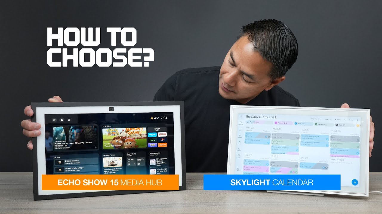 Digital Skylight calendar or Echo Show 15 media hub?
