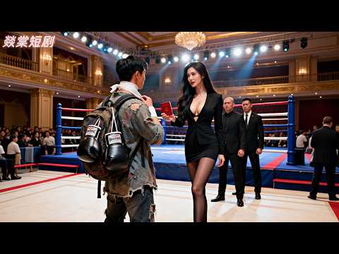 Poor guy boxing for food,not expect beautiful CEO bring millions to marry him