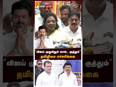 Tamilisai on Congress DMK issue | ”விஜய் முதுகிலும் காங்கிரஸ் குத்தும்”தமிழிசை எச்சரிக்கை TVK Vijay