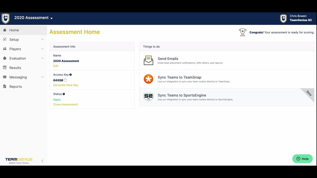 TeamGenius 5 minute overview