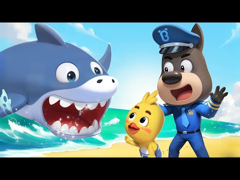 🔍Compilación de Sheriff Labrador - El Tiburón Aterrador | Videos de Niños | BabyBus en Español