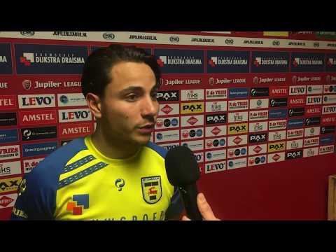 Reactie Justin Mathieu na afloop SC Cambuur - Almere City FC