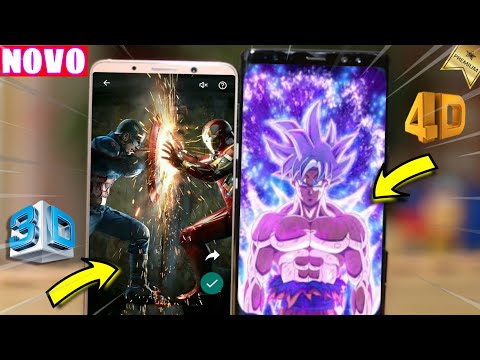 🔸INCRÍVEL D+! O MELHOR E MAIS TOP APP DE PAPEL DE PAREDE 4D/3D PARA ANDROID DO MOMENTO!