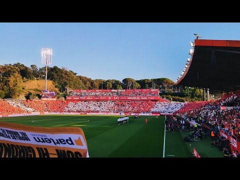 30/9/23 Girona FC -vs- Real Madrid. Himne i mosaic.