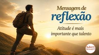 Mensagem de Reflexão — Atitude é Mais Importante que Talento 🙏