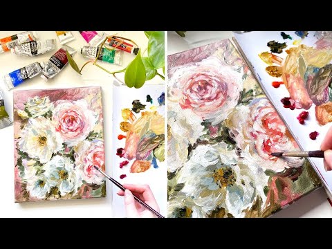 PAINTING TUTORIAL Acrylic Ocean for Beginners | Katie Jobling Art