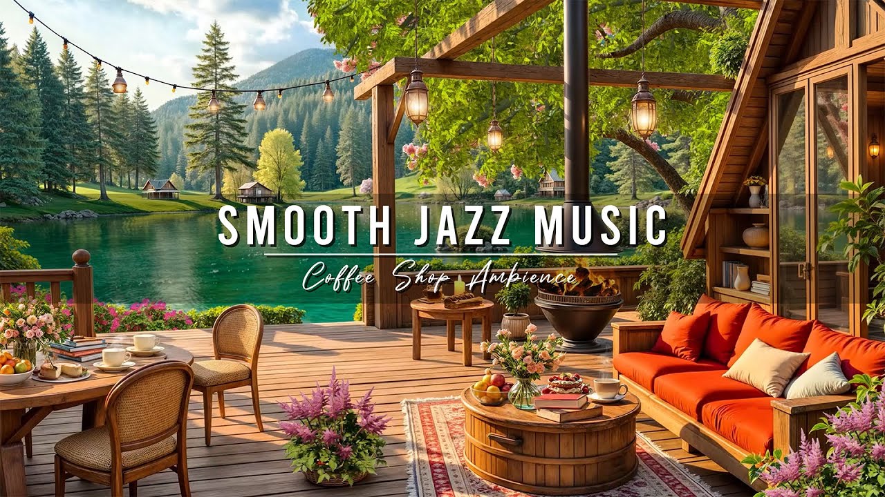 Jazz Relaxing Music ~ Cozy Porch Ambience ☕ Smooth Jazz Instrumental Music for Studying and Working