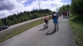 preview picture of video 'Avoimet Suomen Perinneurheiluliiton Kickbike sprintit 300 m'