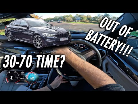 2019 BMW 530E DRIVING POV/REVIEW // OUT OF BATTERY!!!