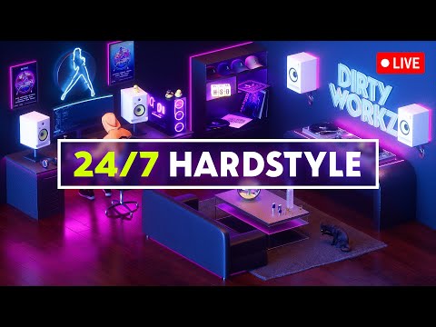 🔴  24/7 Hardstyle - Non-stop Hardstyle Stream - Party, Chill, Game!
