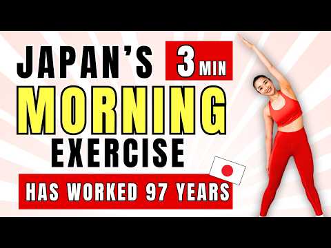 3 Min Japanese Morning Exercise l Radio Taiso Workout l KEIKOFLEX