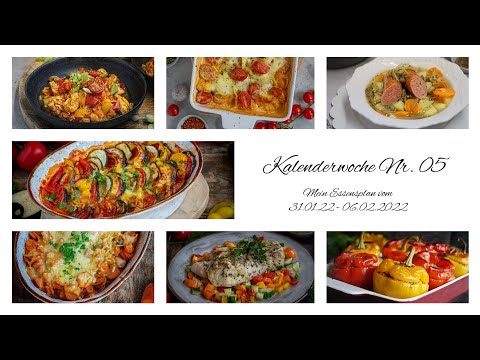 KW 05/2022/ Mein Essensplan von einer Woche. Was koche ich nur ?#wochenplan#essensplan#wochenrezepte