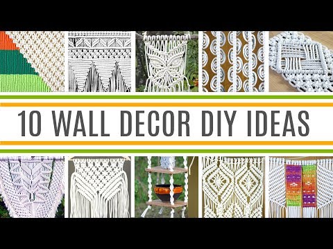 DIY Macrame Wall Hanging Leaves with Flower