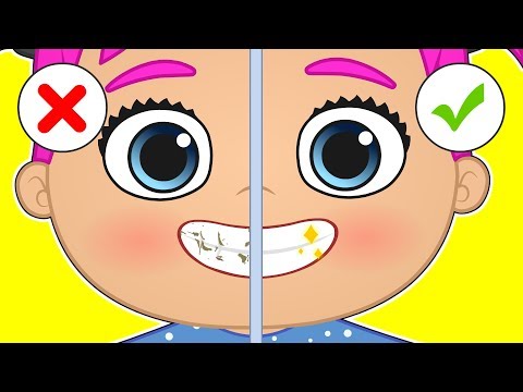 BABY ALEX AND LILY 😁 Learn How to Brush Your Teeth Before Going to Bed | Educational Cartoons