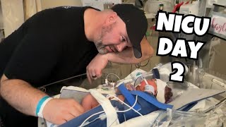 Our Birth Journey Continues | NICU Day 2 | Vlog 265