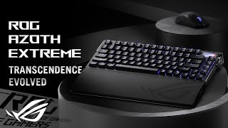 ASUS ROG Azoth Extreme NX Storm Gaming Keyboard video 1