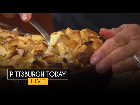 Apple and almond bread pudding recipe | Cooking with Rania