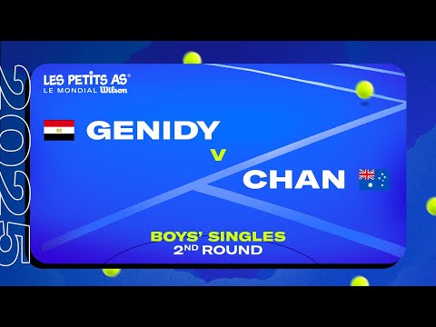 Les Petits As 2025 | Boys Singles R2 | Mohamed GENIDY vs. Aidan CHAN