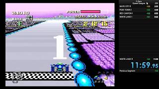 【SFC版F-ZERO】Queen League RTA 11'59"95（Blue Falcon）【プレイ動画】