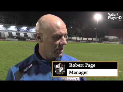 Freeview: Rob Page Post Maidenhead United (A) 2015/16 - FA Cup