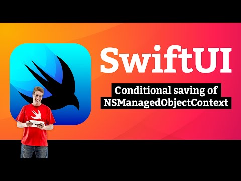 Conditional saving of NSManagedObjectContext β Core Data SwiftUI Tutorial 3/7 thumbnail