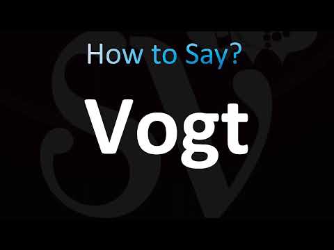 How to Pronounce Vogt (CORRECTLY!)
