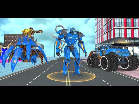 Octopus Robot Car Transformer Game Source Code - Get Unity Code
