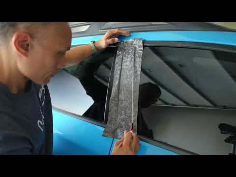 How To Vinyl Wrap The B-Pillars On Your Car