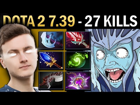 Spectre Gameplay Miracle with 27 Kills and 1304 XPM - Dota 2 7.39