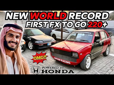 New World Record 🔥 First Suzuki FX To Go 220kmph+ 🤩 Gora Style Engine Bay😍 TEAM-4K