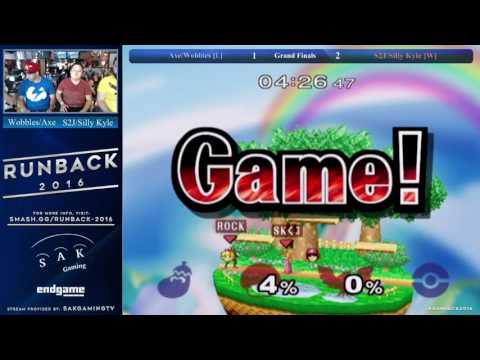 Runback 2016 Doubles Grand Finals - TS|Axe/PG|Wobbles (Blue) vs MIOM|S2J/Silly Kyle (Red)