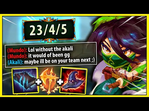 #1 AKALI WORLD MASSIVE 1V9 LEAVES TEAM COMPLETELY SPEECHLESS - League of Legends