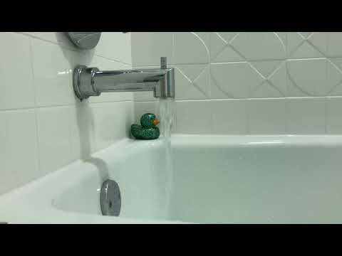 Bathtub Filling ASMR // Lower Pressure Fill 1 Hour Loop