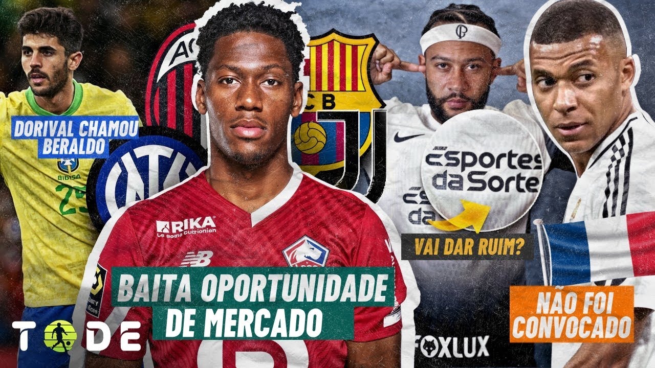 GIGANTES CORREM por J. DAVID l FRANÇA NÃO convoca MBAPPÉ l BERALDO é CONVOCADO l CORINTHIANS e+