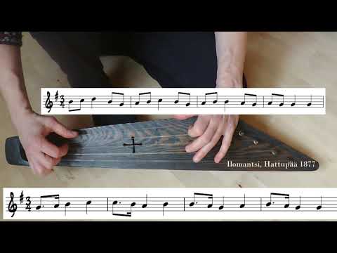 Runosong melodies on a 5 string kantele