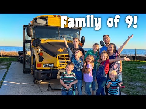 Skoolie Bus Tour (for a family of 9!)