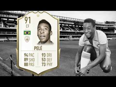 FIFA 20 BASE ICON PELE REVIEW | "BLACK PEARL" | 91 PELE PLAYER REVIEW