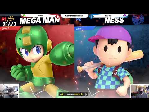 Saturday Smashdiac 1 [SSBU Tournament] - Jake Fox (Ness) vs. CrowZ (Mega Man) Pools