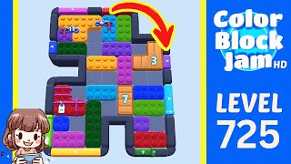 Color Block Jam Level 725 Solution Walkthrough