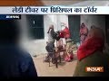 Principal caught thrashing lady teacher on camera in UP's Azamgarh