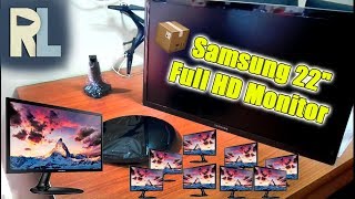 Video thumbnail for 📦 Unboxing Samsung 22" Full HD Monitor S22F350FHU by The Rico's Lab